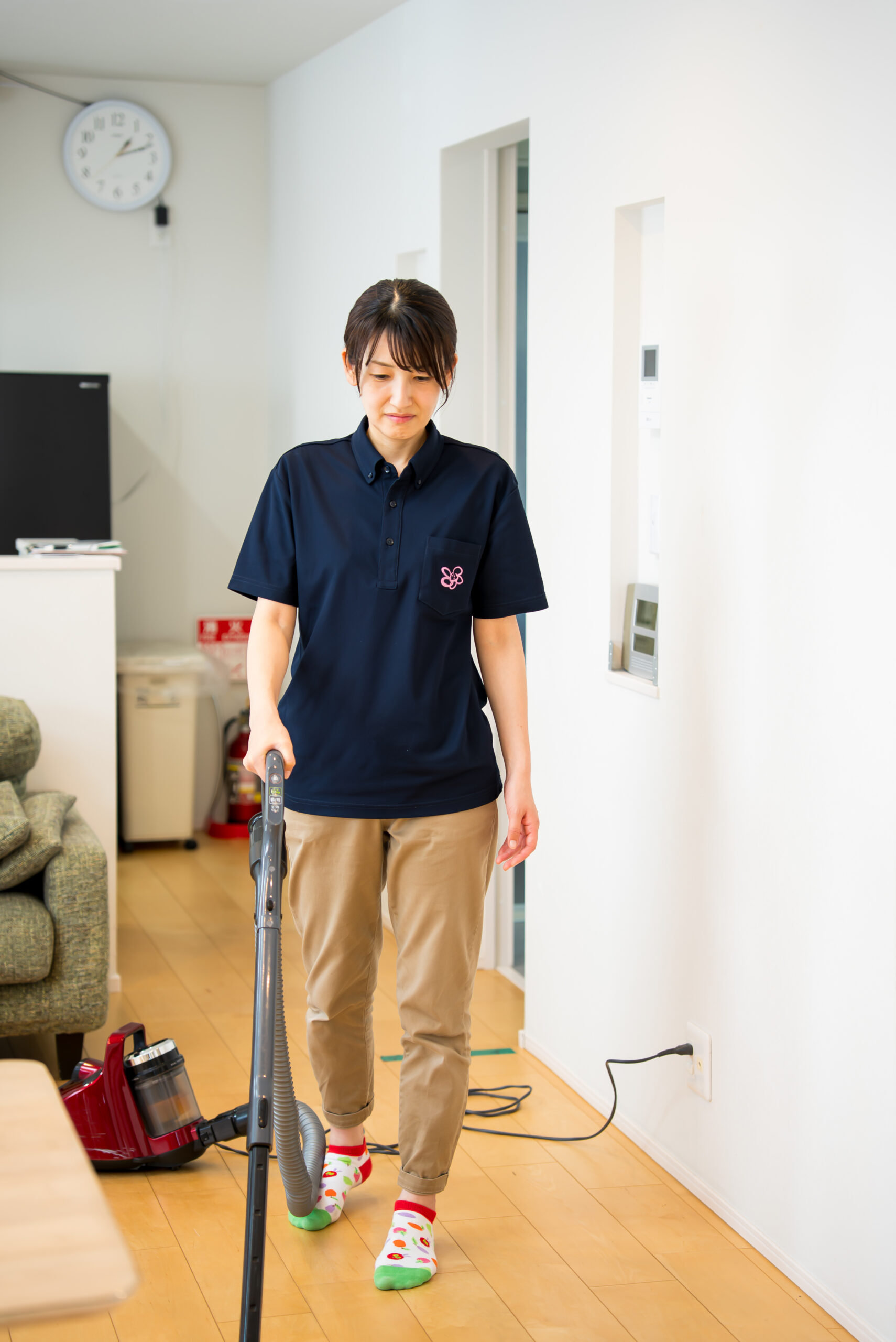 環境づくりに関するスタッフの仕事風景