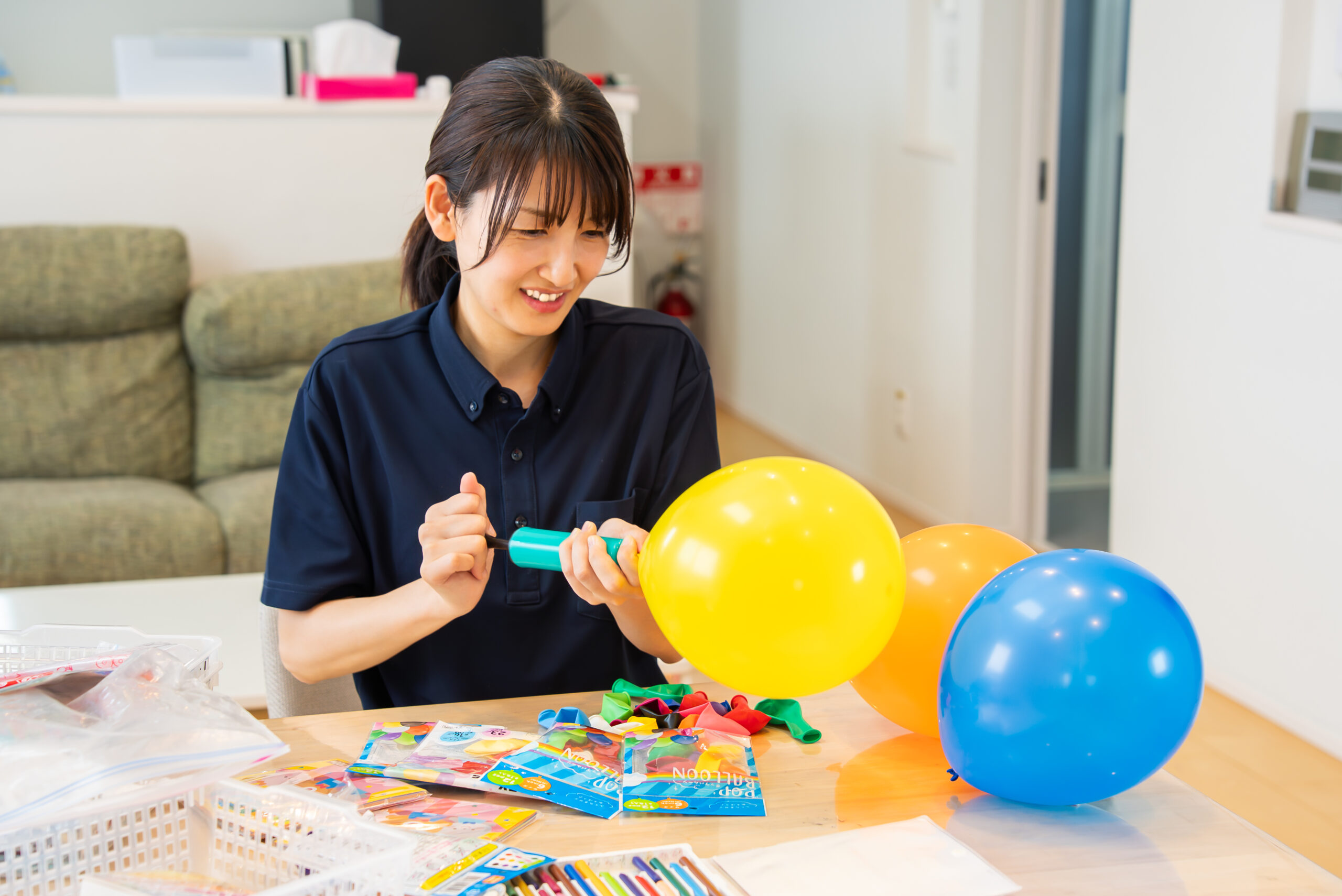 子どもたちとの関わりの仕事風景
